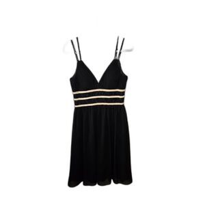 WHBM Women's Black Sleeveless Dress Size 4